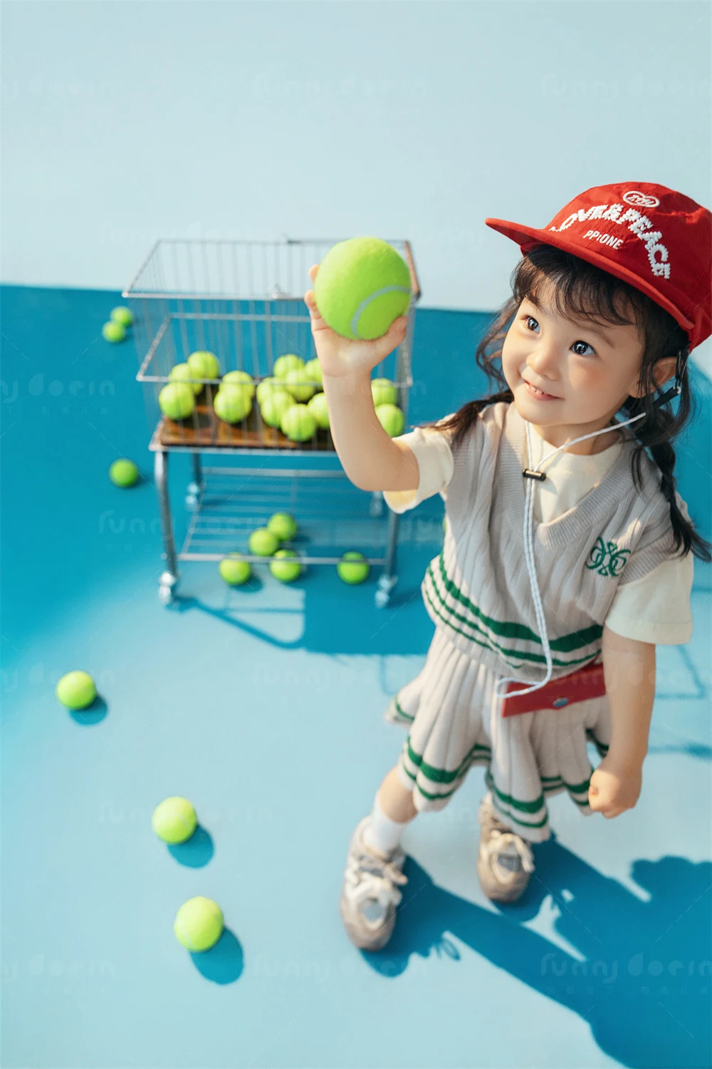 芳妮豆丁儿童摄影 挥拍吧少女