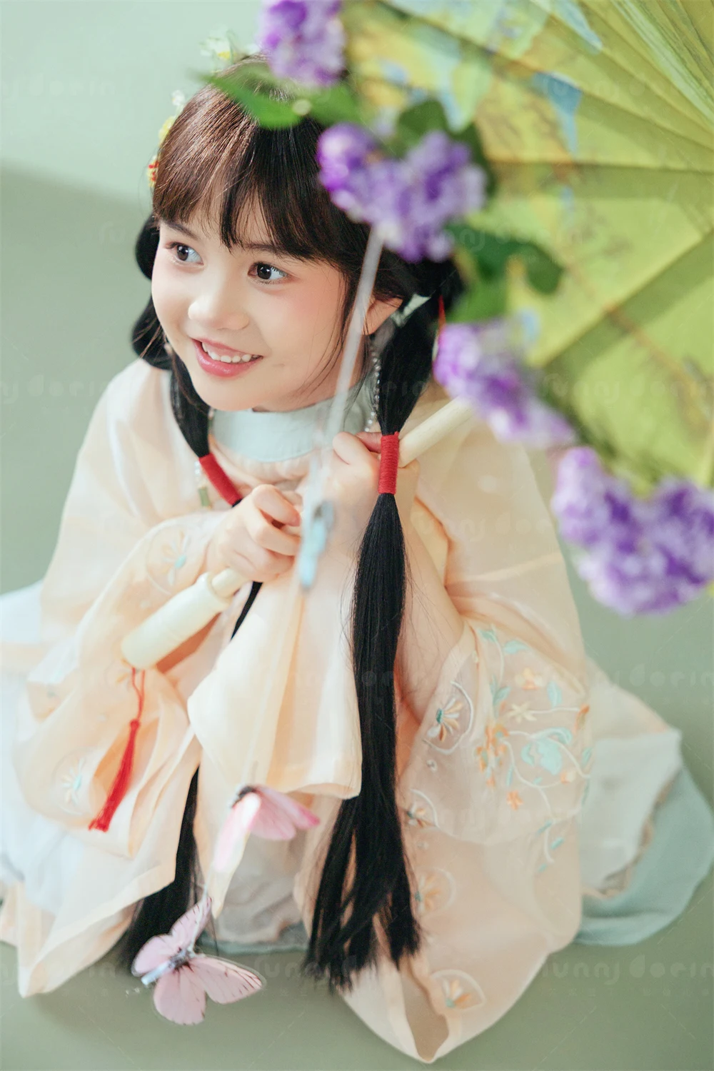 芳妮豆丁儿童摄影 采花仙子