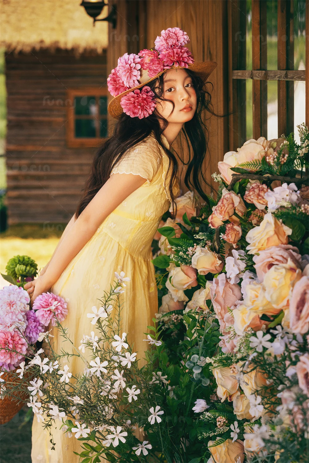 芳妮豆丁儿童摄影 花房少女