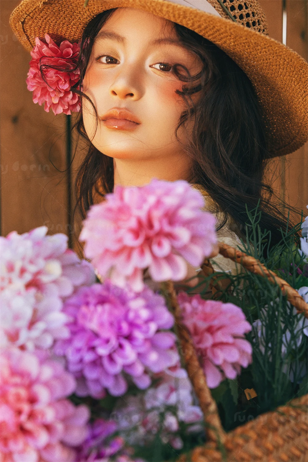 芳妮豆丁儿童摄影 花房少女