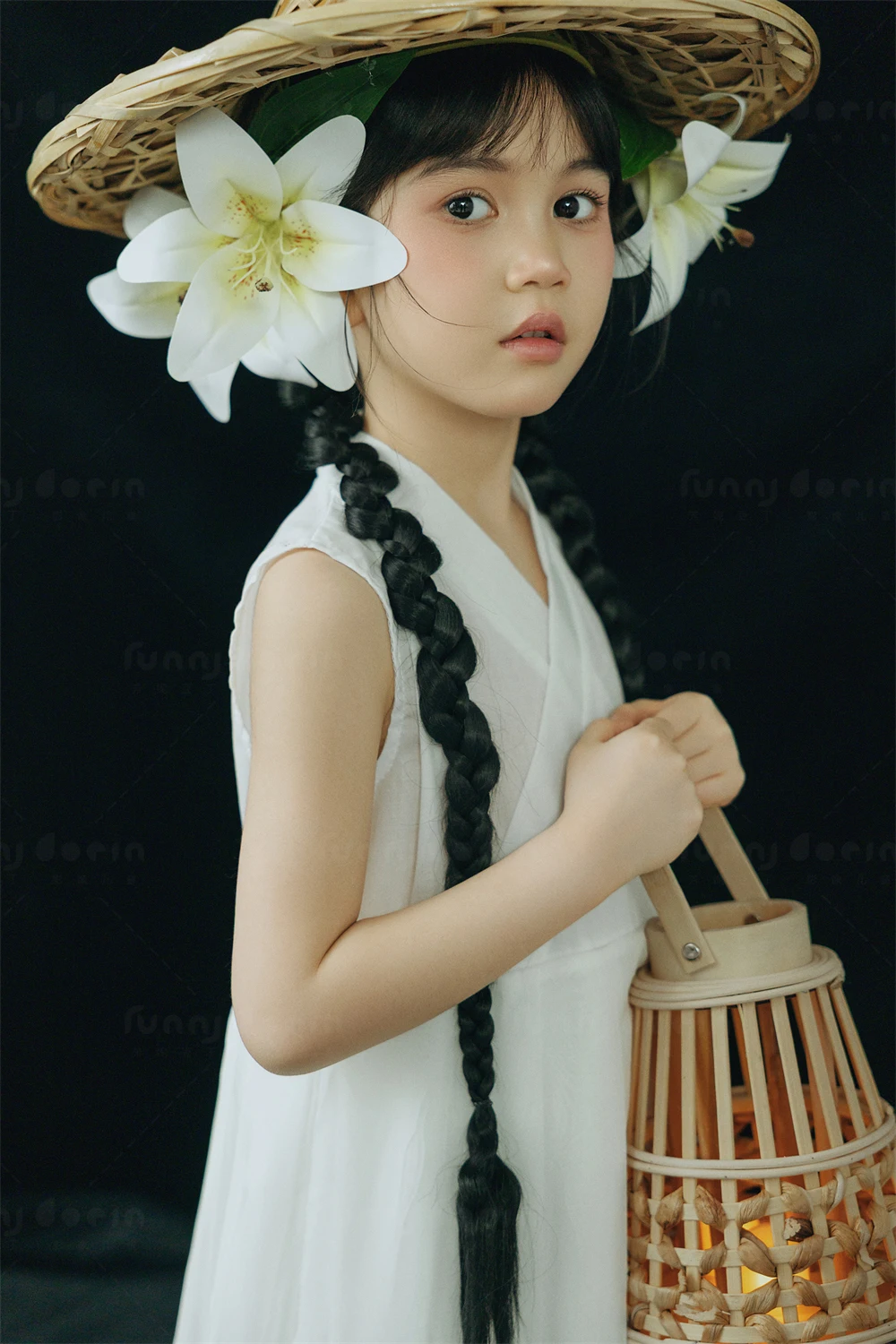 芳妮豆丁儿童摄影 采花仙子