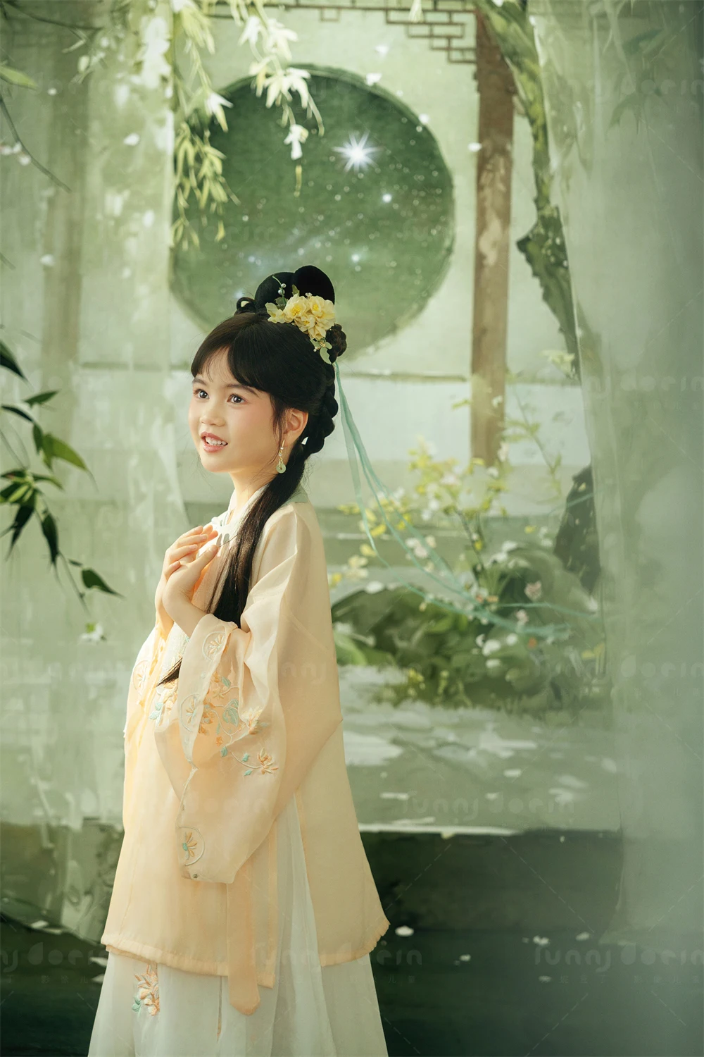 芳妮豆丁儿童摄影 采花仙子