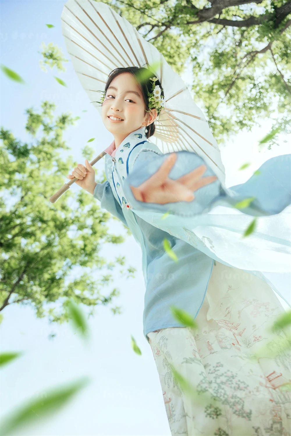 芳妮豆丁儿童摄影 风过青衫