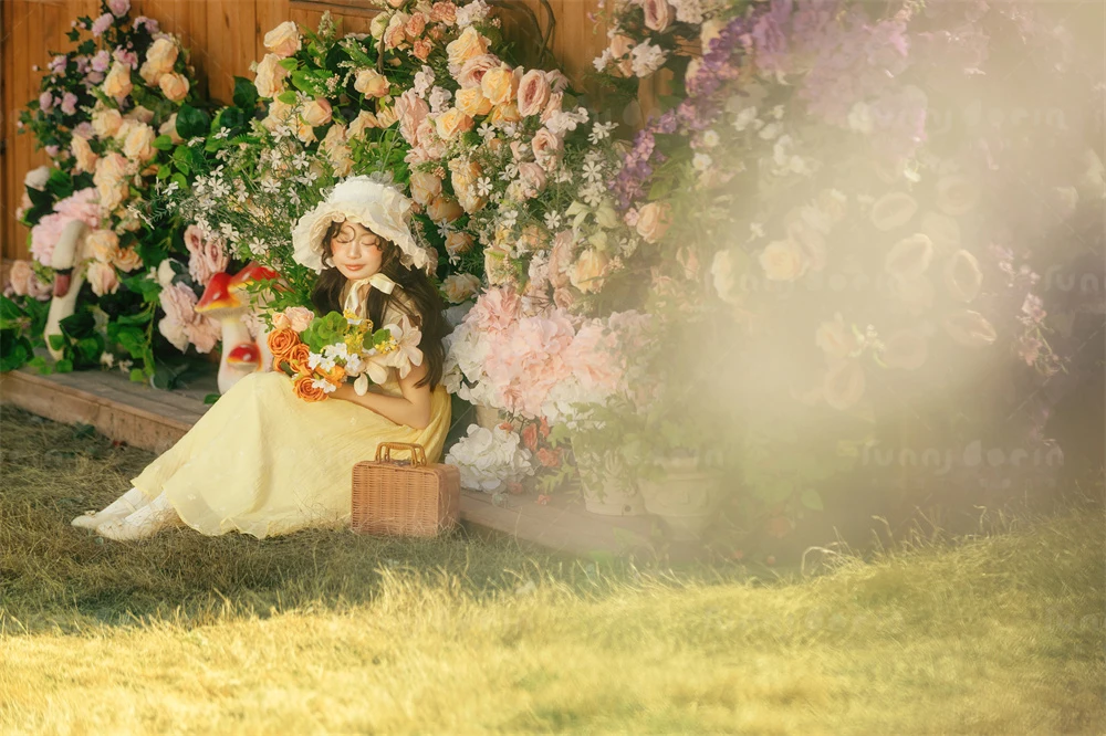 芳妮豆丁儿童摄影 花房少女