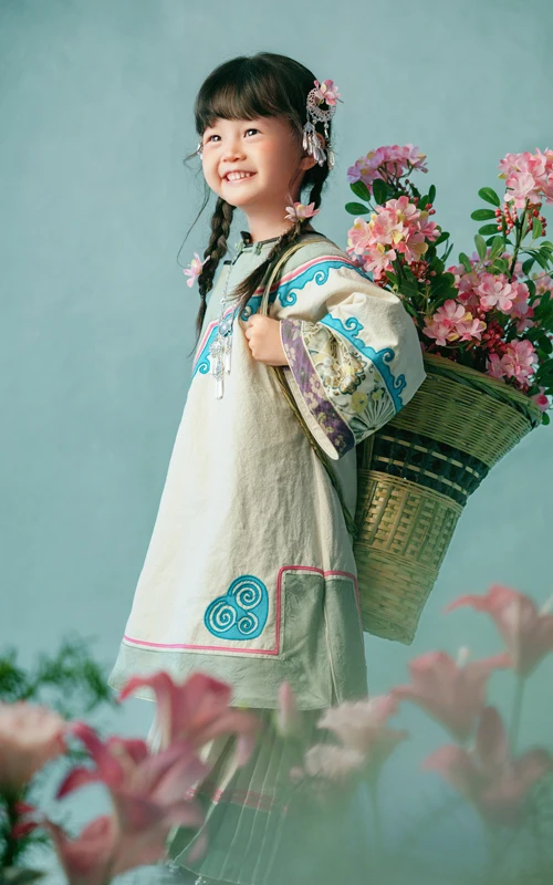 芳妮豆丁儿童摄影 花篓小记
