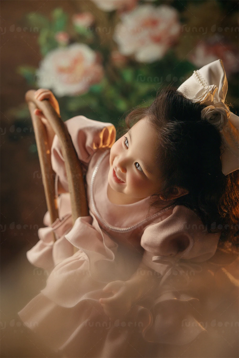 芳妮豆丁儿童摄影 复古花庭