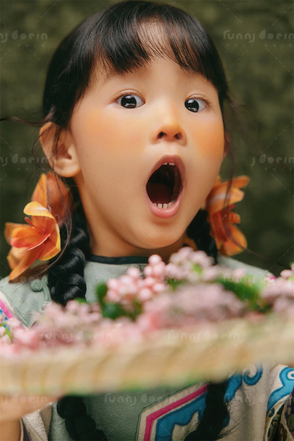 芳妮豆丁儿童摄影 花篓小记