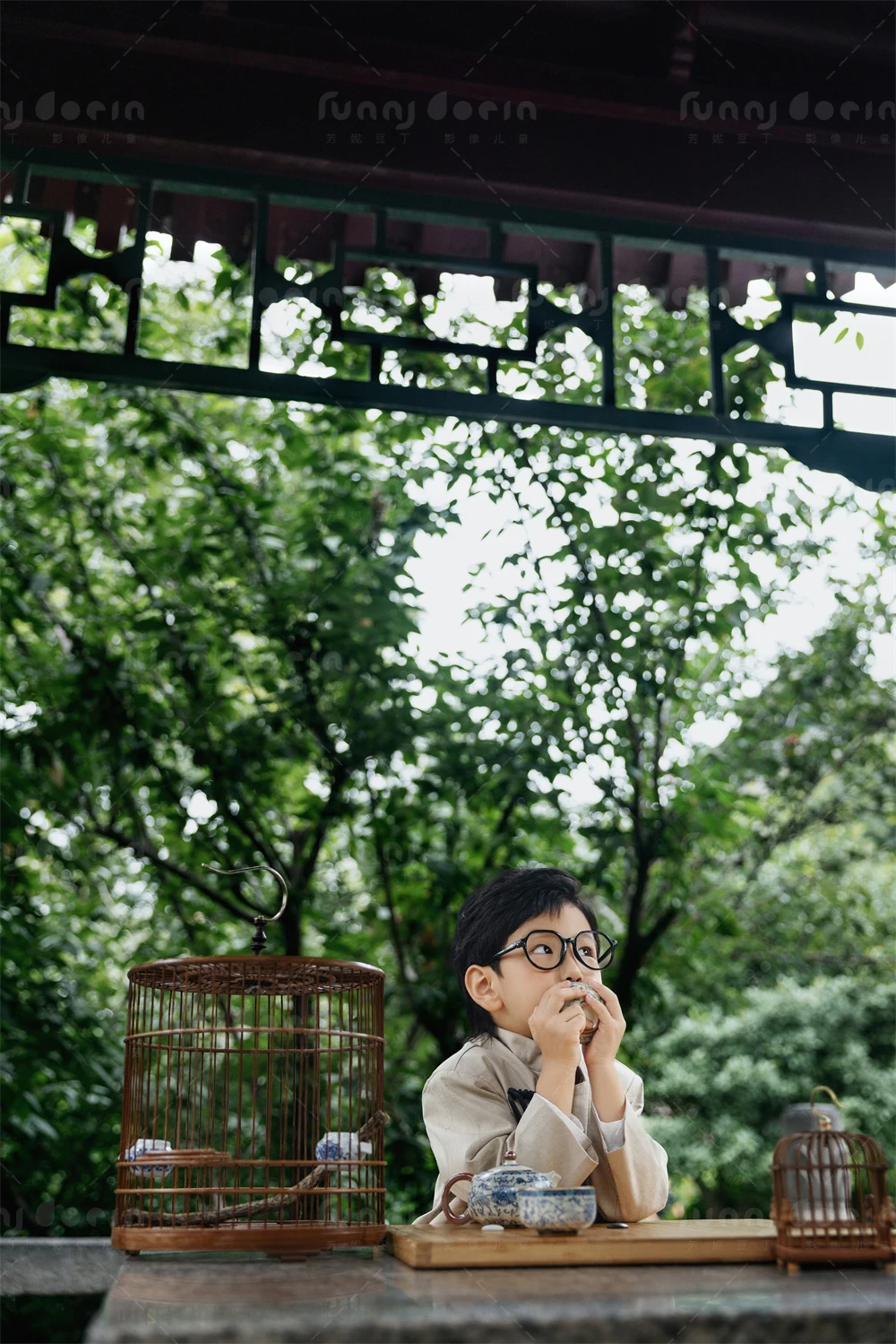 芳妮豆丁儿童摄影 墨园少年