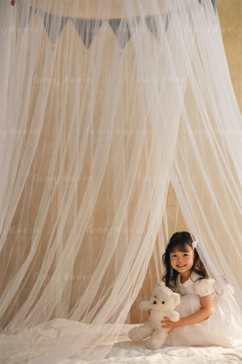 芳妮豆丁儿童摄影 纱帐童梦