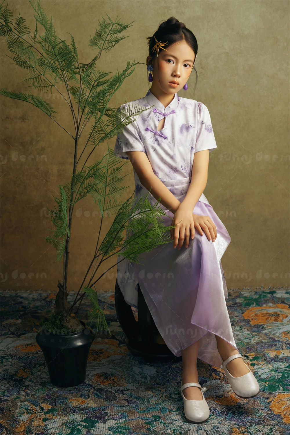 芳妮豆丁儿童摄影 花翎古叙