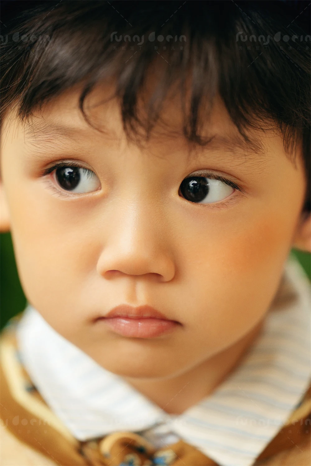 芳妮豆丁儿童摄影 庭院少年信