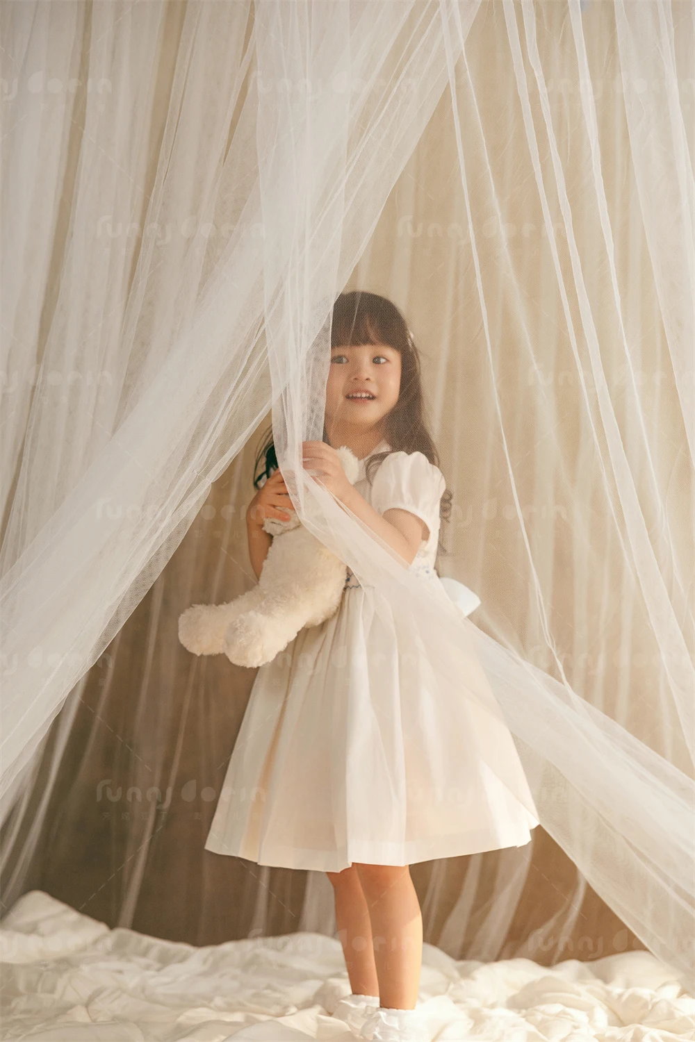芳妮豆丁儿童摄影 纱帐童梦
