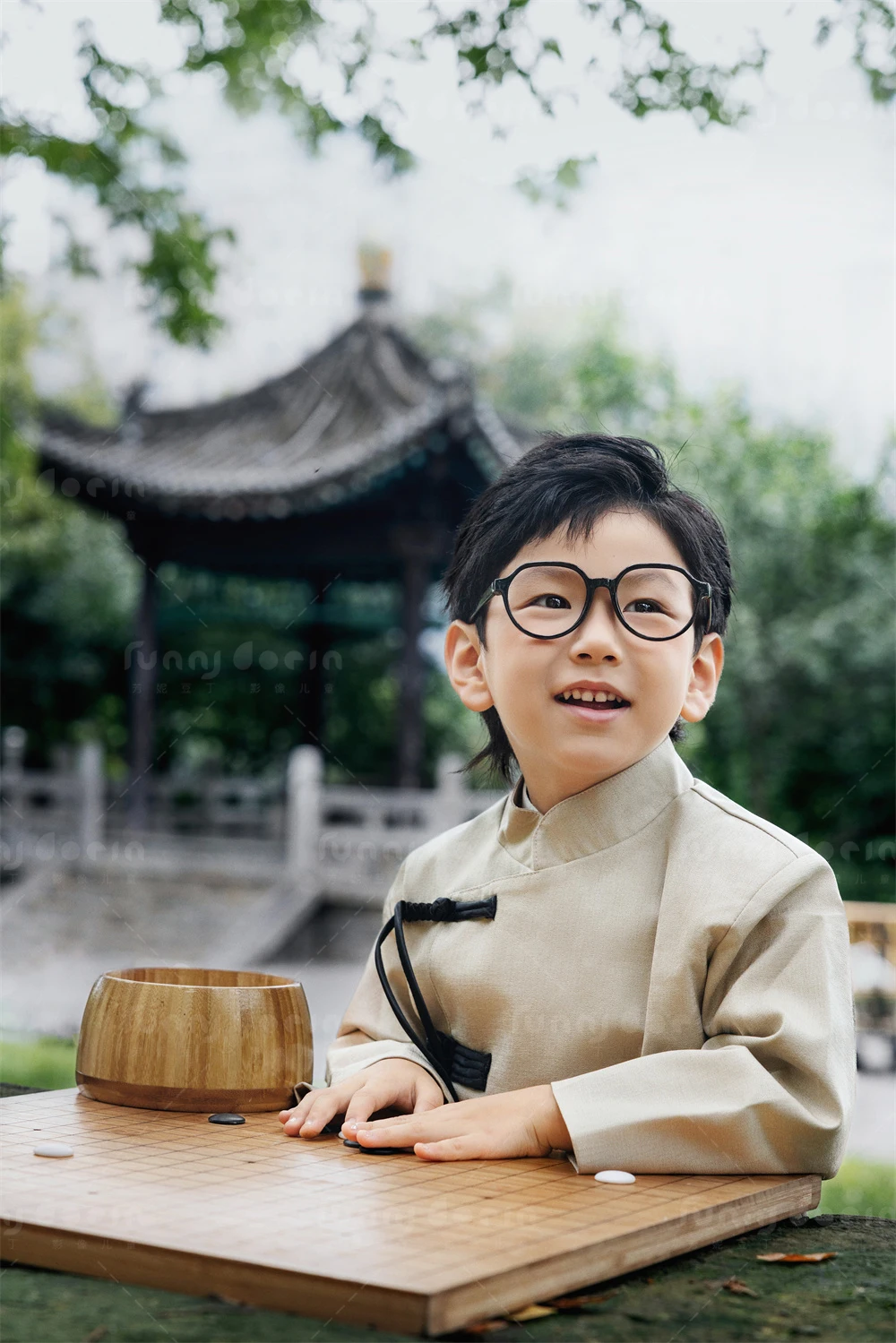 芳妮豆丁儿童摄影 墨园少年