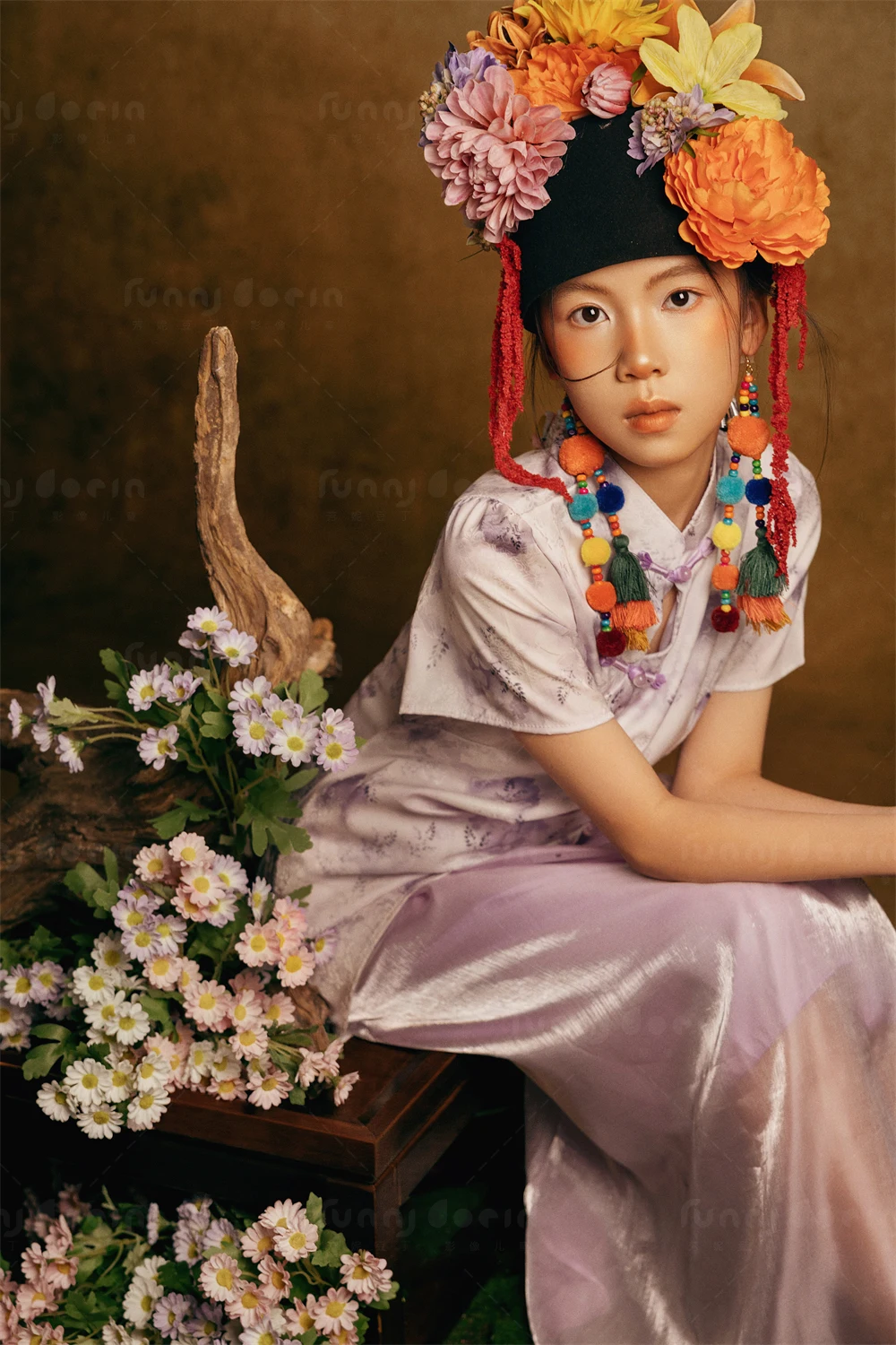 芳妮豆丁儿童摄影 花翎古叙