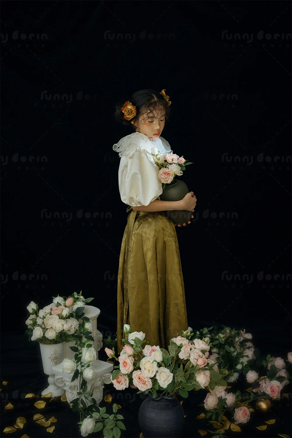 芳妮豆丁儿童摄影 鎏金少女