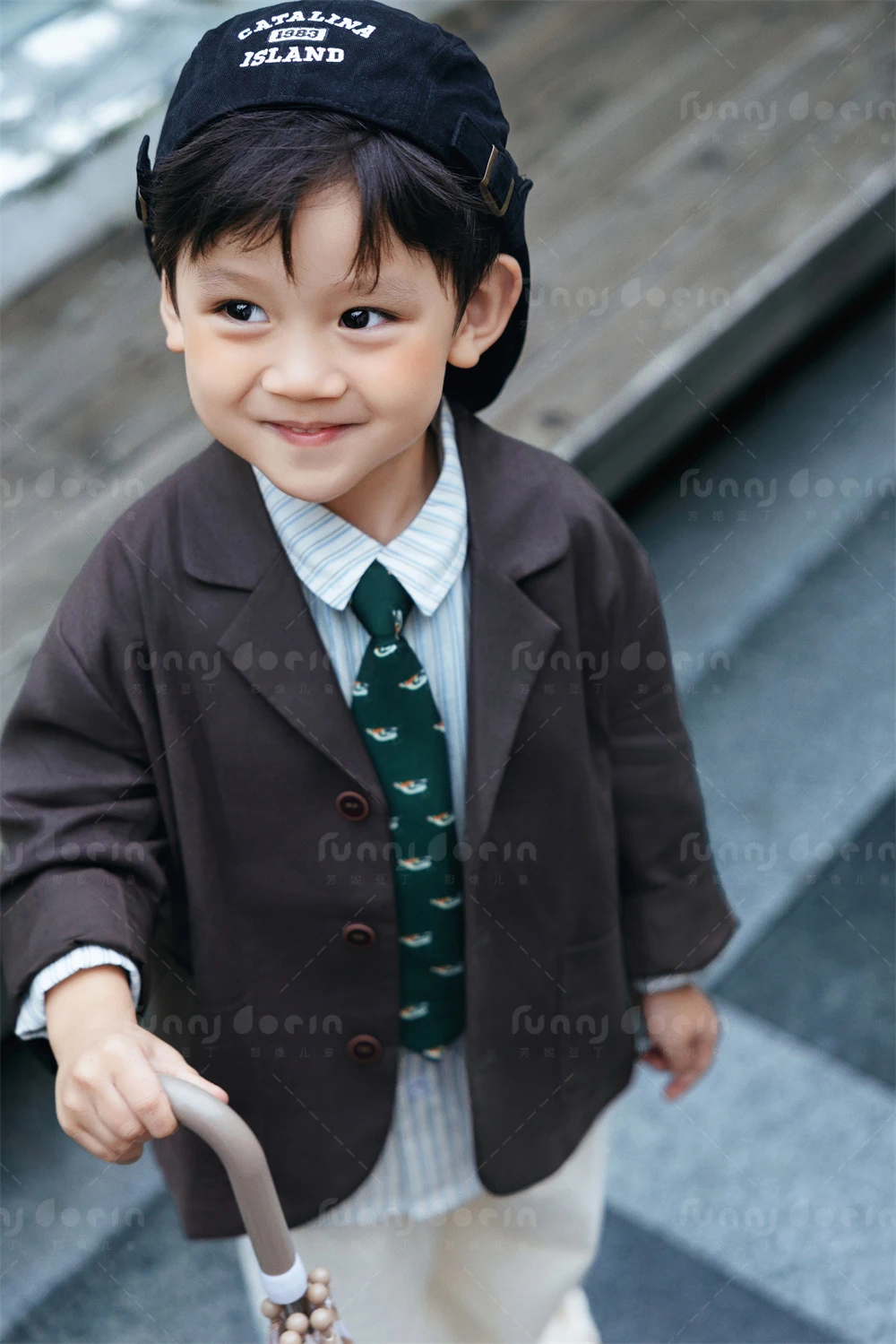 芳妮豆丁儿童摄影 庭院少年信