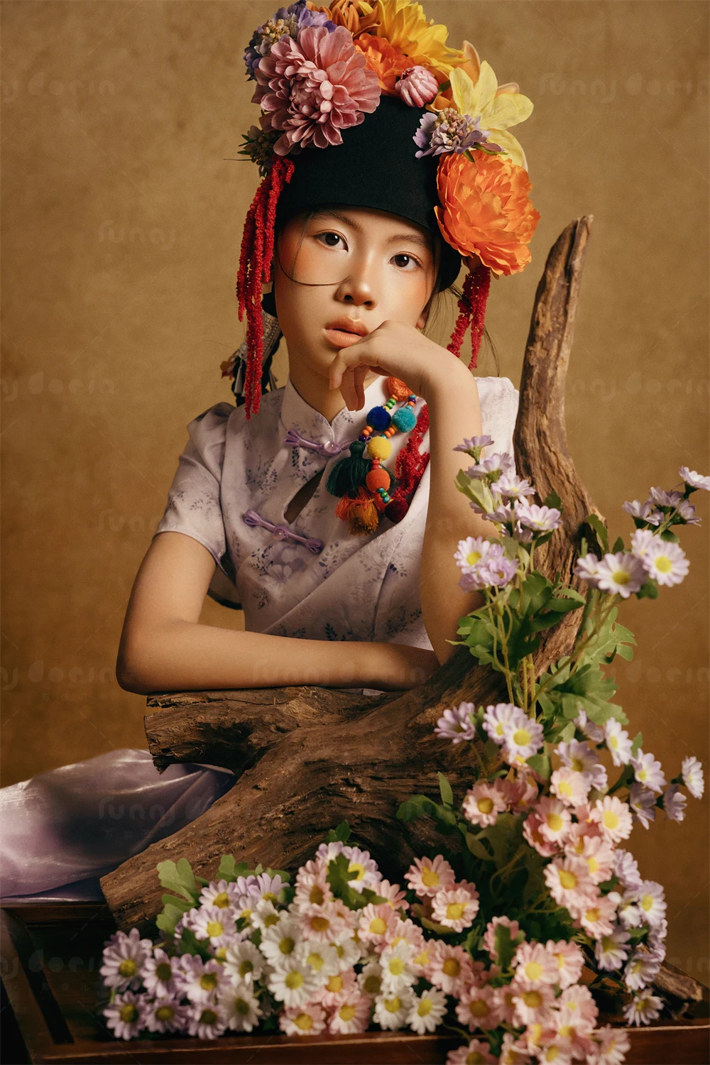 芳妮豆丁儿童摄影 花翎古叙