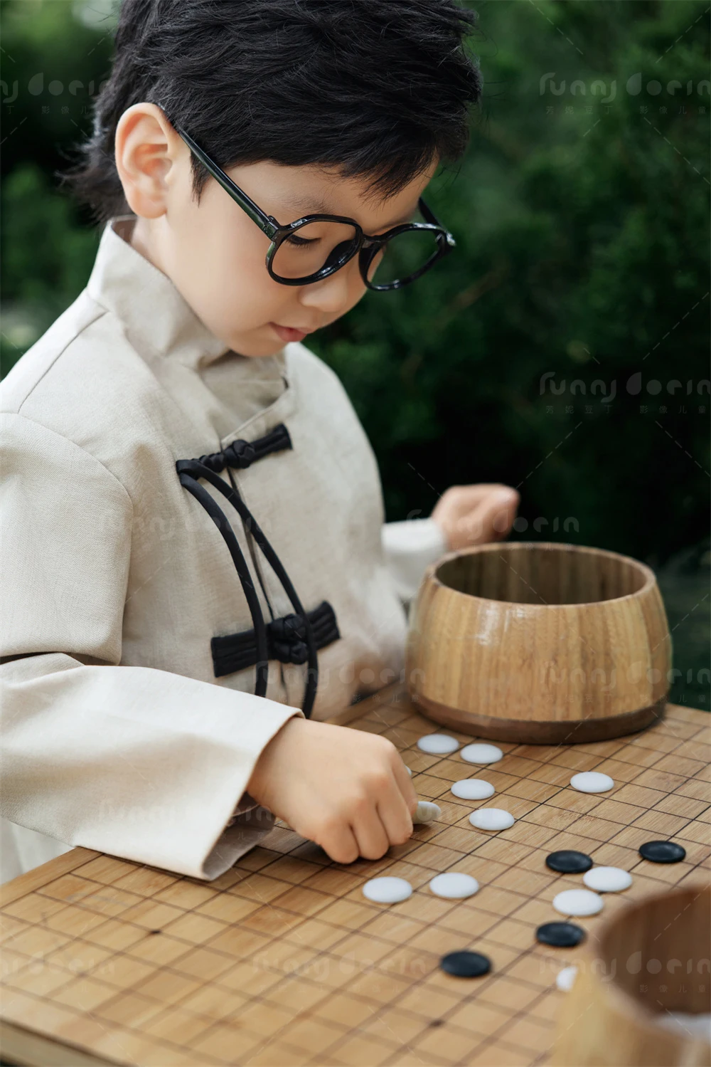 芳妮豆丁儿童摄影 墨园少年