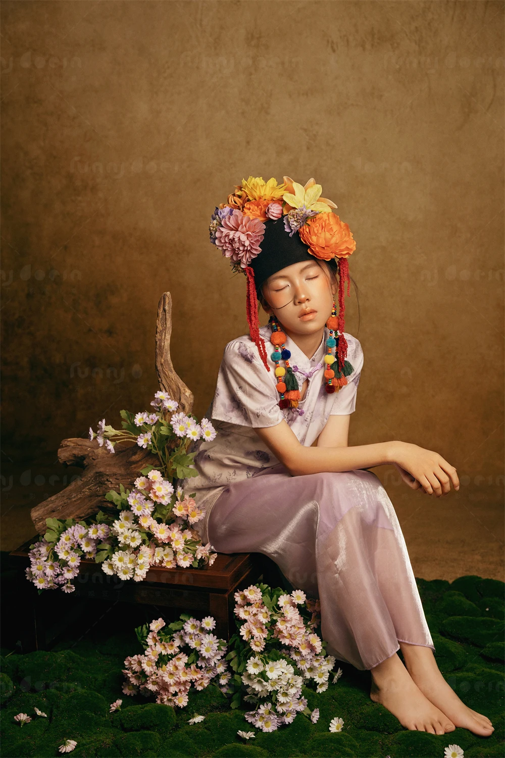 芳妮豆丁儿童摄影 花翎古叙