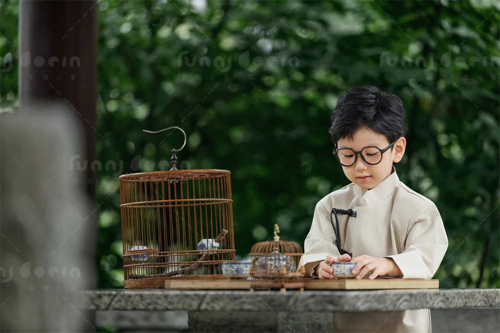 芳妮豆丁儿童摄影 墨园少年