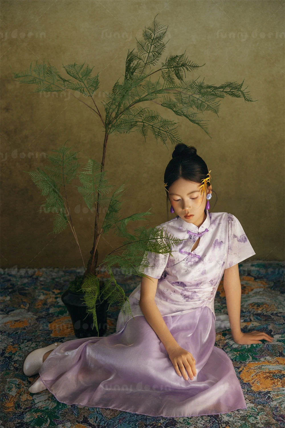 芳妮豆丁儿童摄影 花翎古叙