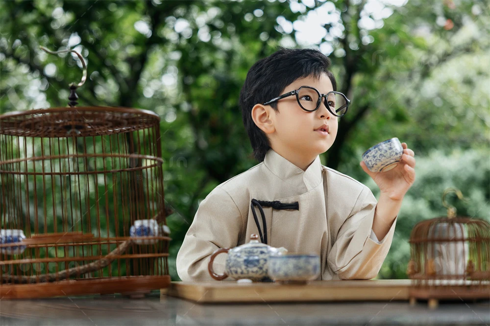 芳妮豆丁儿童摄影 墨园少年