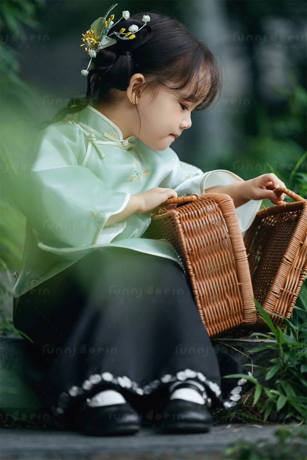 芳妮豆丁儿童摄影 檐下青禾
